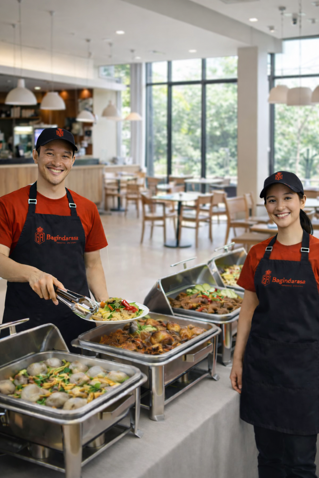 Bagindarasa Catering Services — sajian premium untuk tim kerja Anda